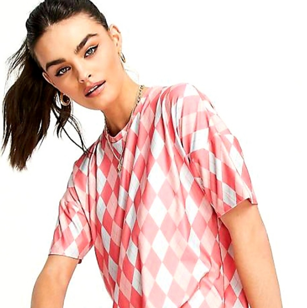 NWT Urban Threads argyle print dress.